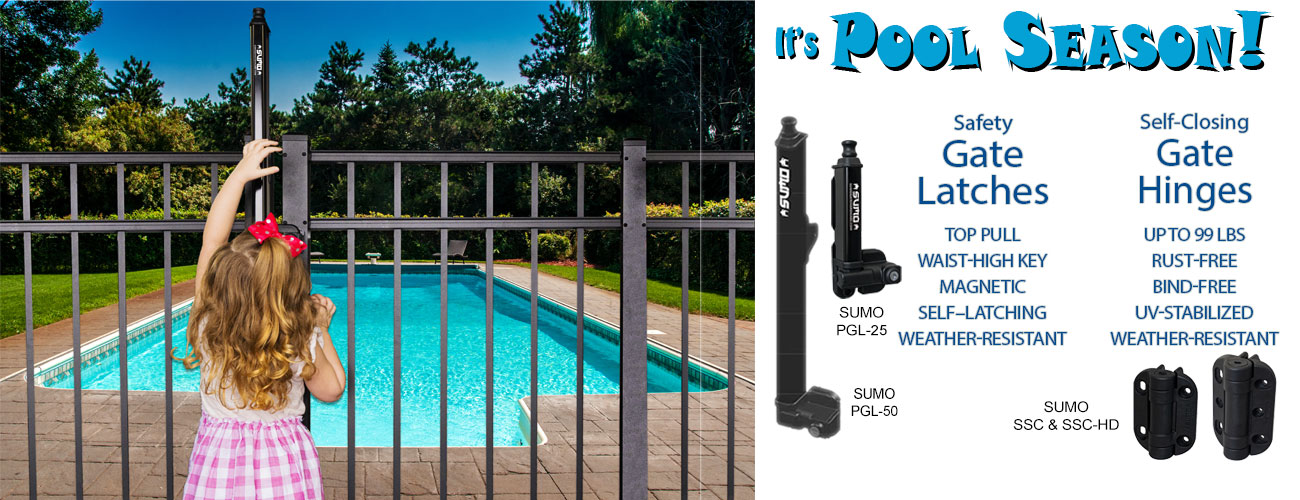 Safety Gate Latches for Pools & Pedestrian Gates